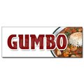 Signmission GUMBO DECAL sticker louisiana creole andouille sausage homemade shrimp, D-12 Gumbo D-12 Gumbo